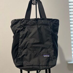 Patagonia Black Nylon Tote Backpack with Top Handles